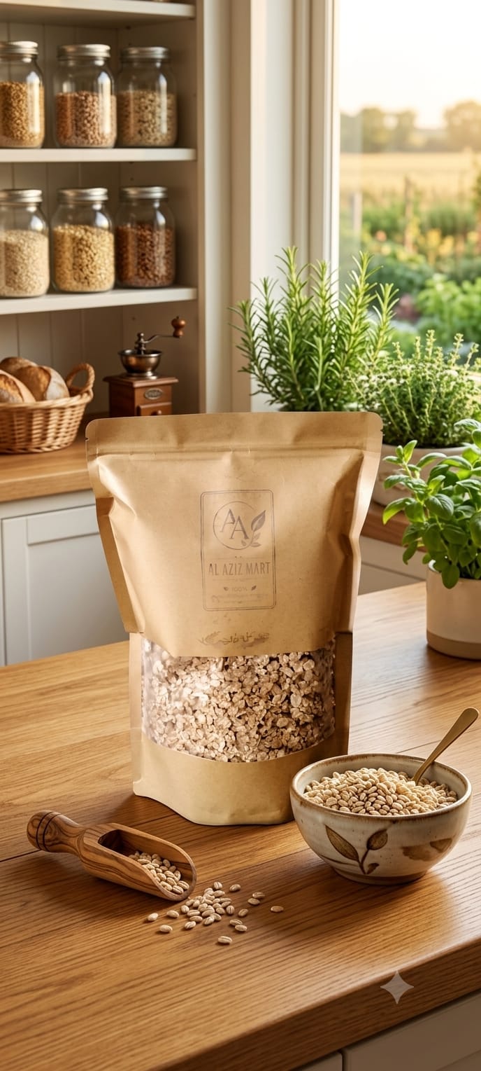 Coarse Broken Wheat (Danedar Dalia) 900g – Cleaned Granular Cracked Wheat Porridge