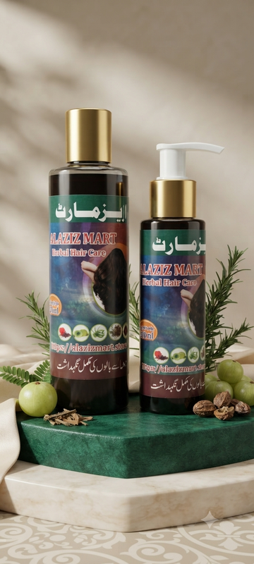 🌿 Ultimate Herbal Hair Care Duo | Natural Shampoo + Nourishing Hair Oil Deal!